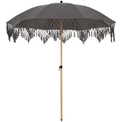 PATIO Parasol ogrodowy z koronką 47509 Antracyt 200 cm