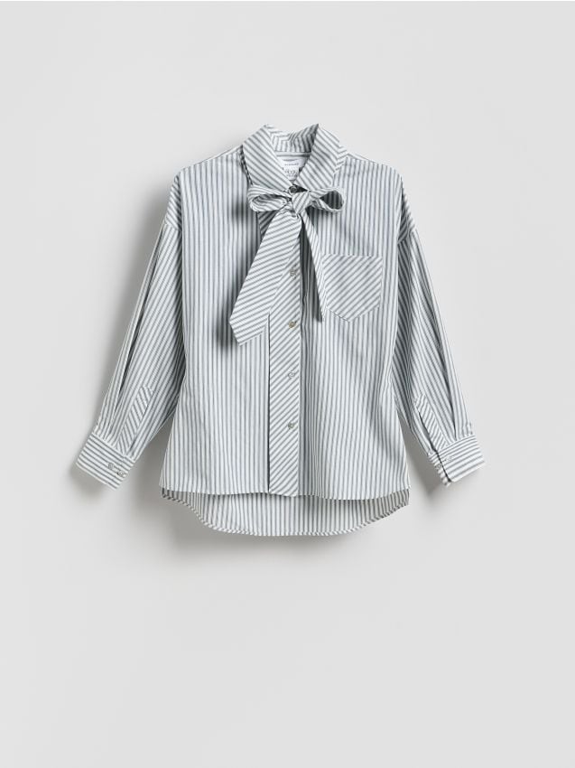 Reserved - Koszula z krawatem - wielobarwny