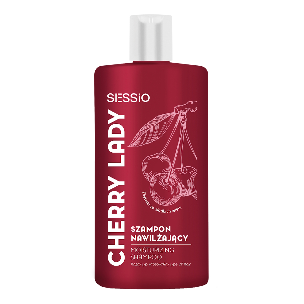 Sessio Cherry Lady Nawilżający Szampon do Włosów 300ml
