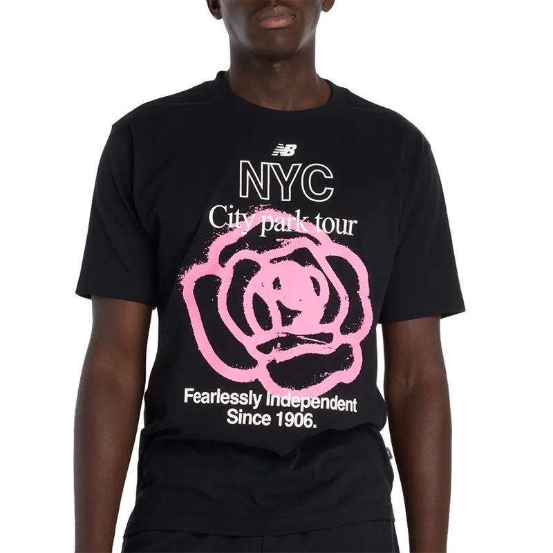 Koszulka męska New Balance MT61018IBK - czarna