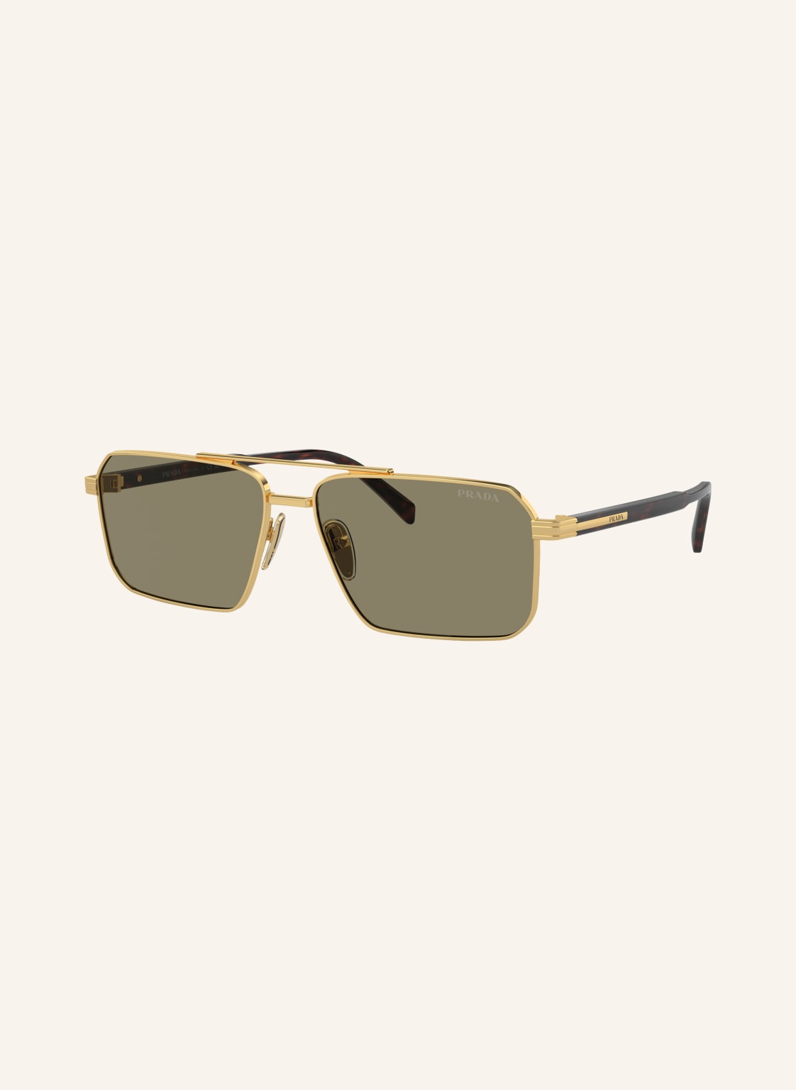 Prada Okulary Przeciwsłoneczne Pr a57s gold