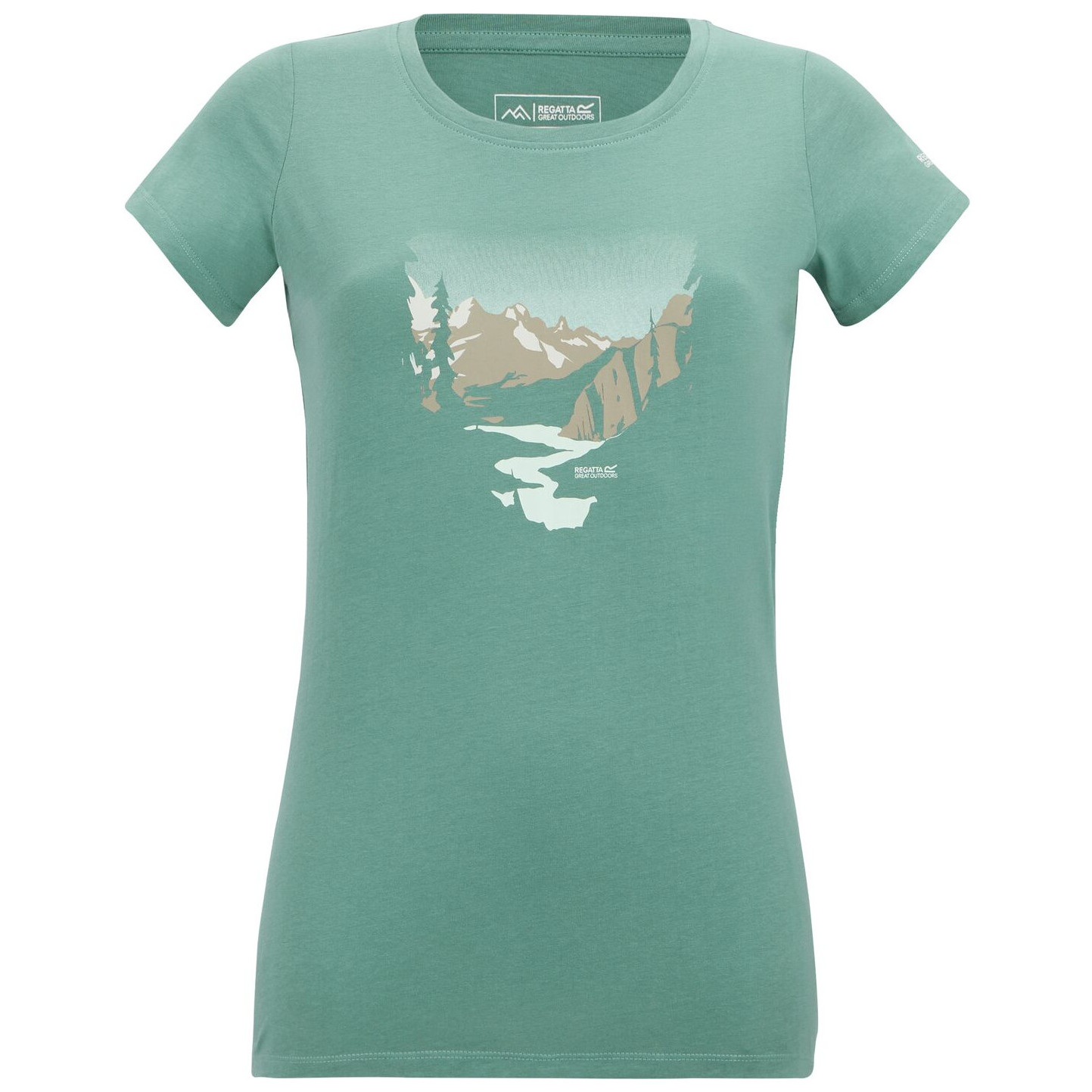 Koszulka damska Regatta Women's Breezed Rozmiar: 5XL / Kolor: zielony
