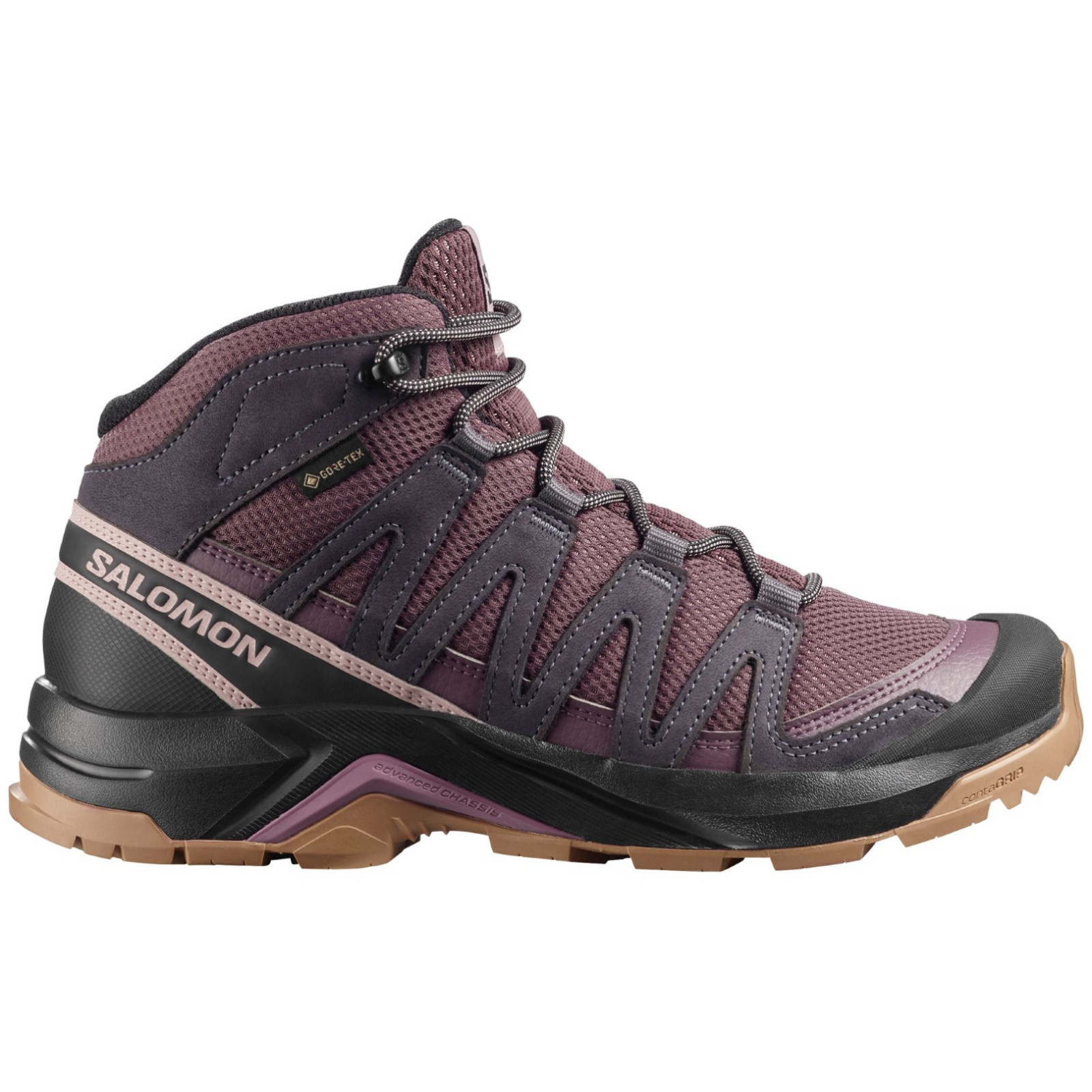 Buty damskie Salomon X-Adventure Recon Mid Gore Tex Rozmiar butów (UE): 40 / Kolor: czerwony
