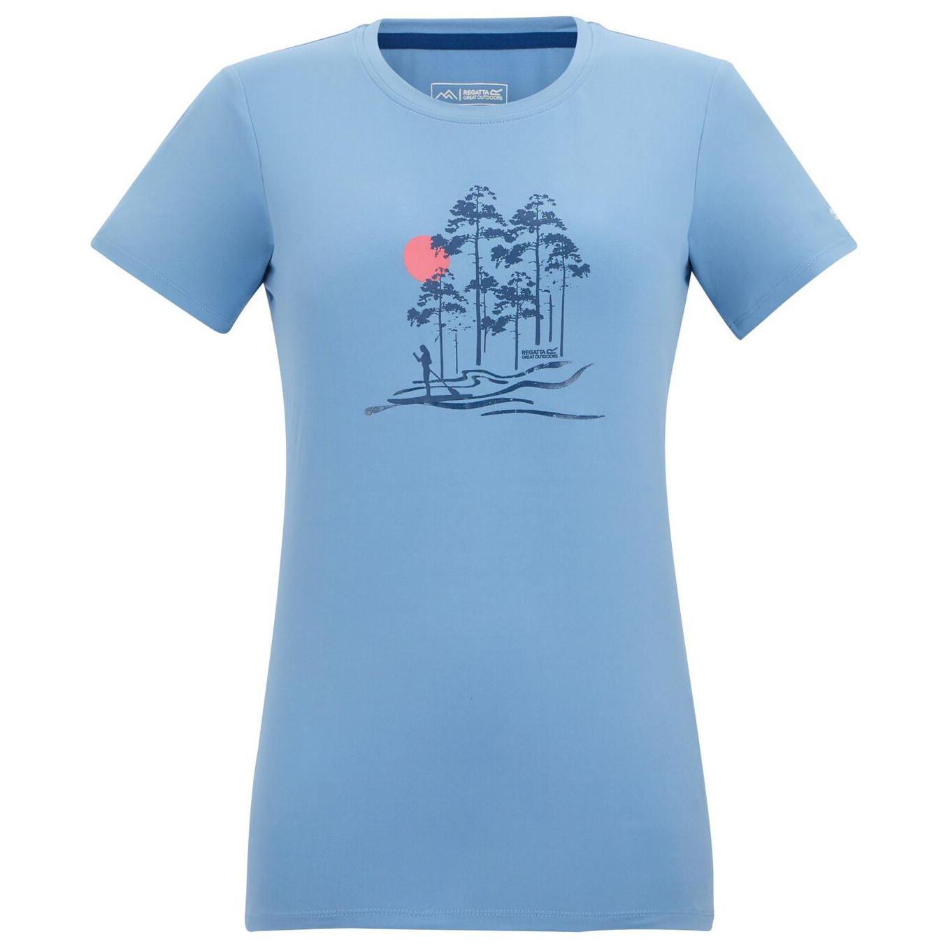 Koszulka damska Regatta Women’s Fingal Stretch Rozmiar: L / Kolor: jasnoniebieski