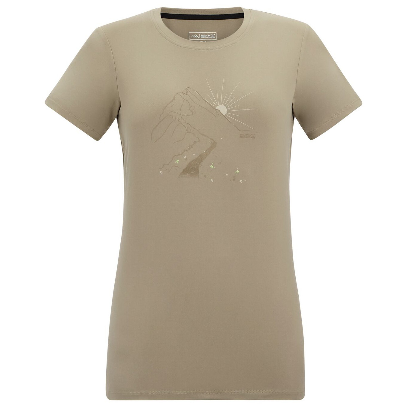 Koszulka damska Regatta Women’s Fingal Stretch Rozmiar: XS / Kolor: brązowy