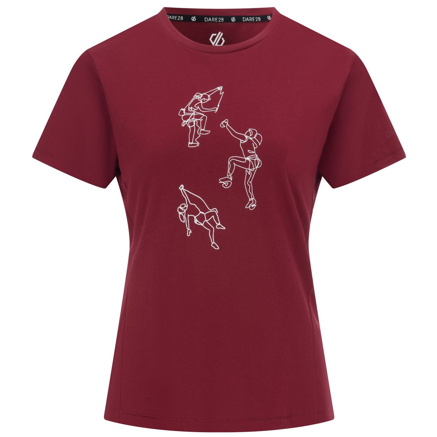 Koszulka damska Dare 2b Tranquility III Tee Rozmiar: L / Kolor: czerwony