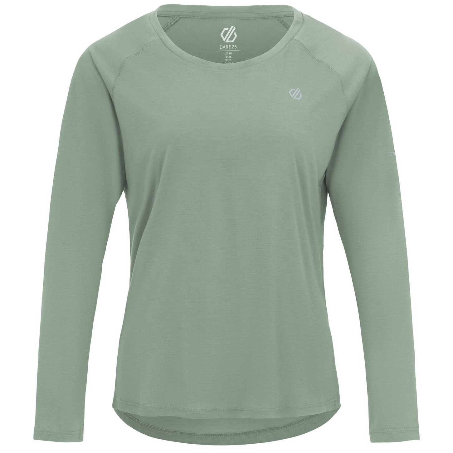 Koszulka damska Dare 2b Serenity Long Sleeve Tee Rozmiar: S / Kolor: jasnozielony