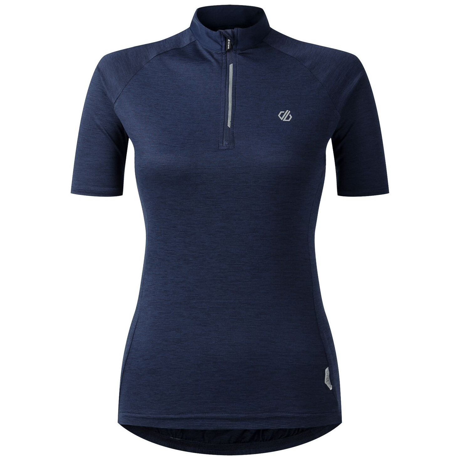 Damska koszulka kolarska Dare 2b Pedal To Jersey Rozmiar: L / Kolor: ciemnoniebieski/biały