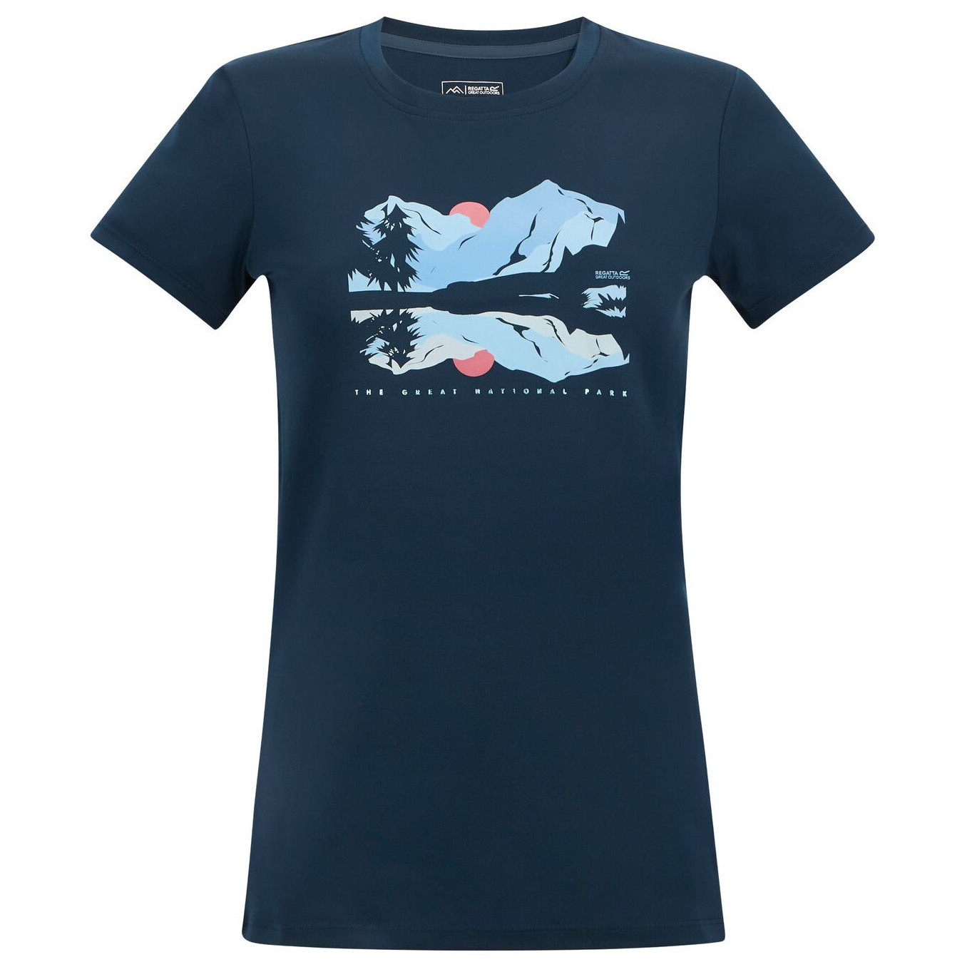 Koszulka damska Regatta Women's Fingal Rozmiar: 6XL / Kolor: ciemnoniebieski