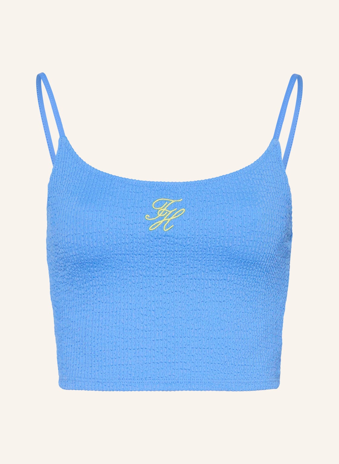 Tommy Hilfiger Top Bikini Typu Bustier blau
