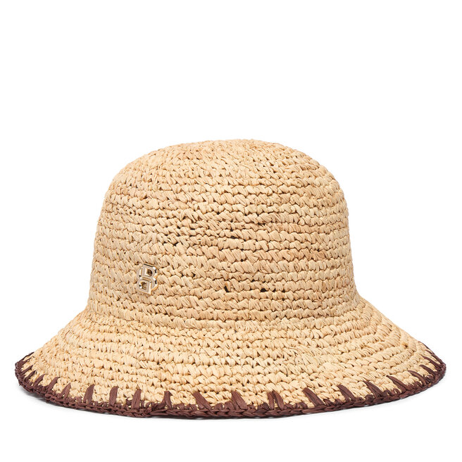 Kapelusz BOSS Danika 50562247 Beżowy jasny