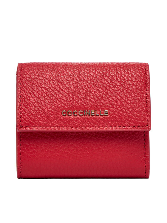 Coccinelle Portfel MW5 Metallic Soft E2 MW5 11 B8 01 Czerwony