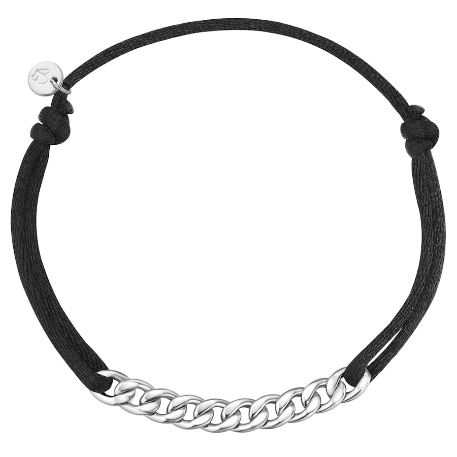 Glanzstücke München Bransoletka z Srebra Sterling w czarnym Bransoletki 1 ct Damski
