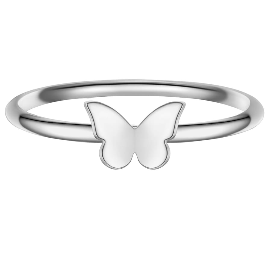 Glanzstücke München Pierscionek Motyl z Srebra Sterling w srebrze z Pierścionki 1 ct Damski
