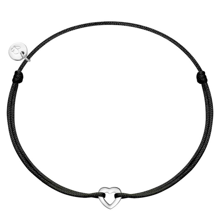 Glanzstücke München Bransoletka Serce z Srebra Sterling w srebrze Bransoletki 1 ct Damski