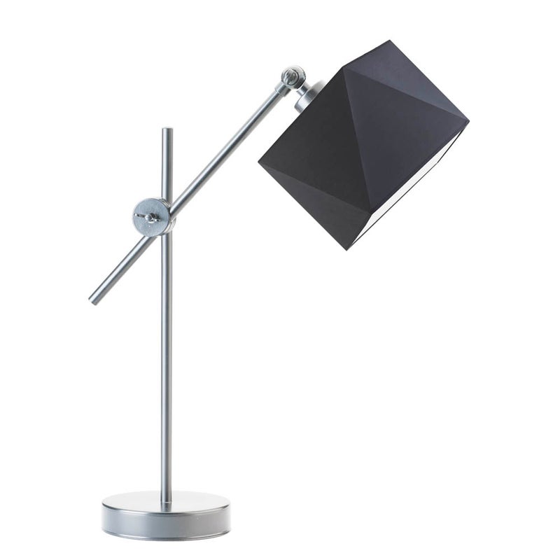 Lampka nocna przegubowa na biurko lampa biurkowa regulowana LED z abażurem diament MODERN