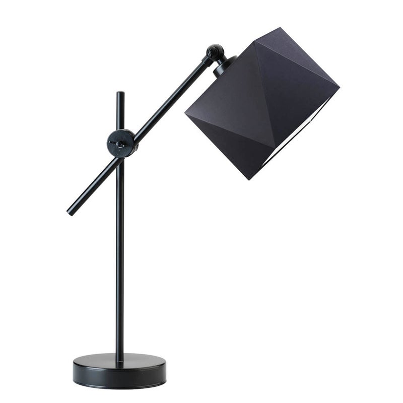 Lampka nocna przegubowa na biurko lampa biurkowa regulowana LED z abażurem diament MODERN