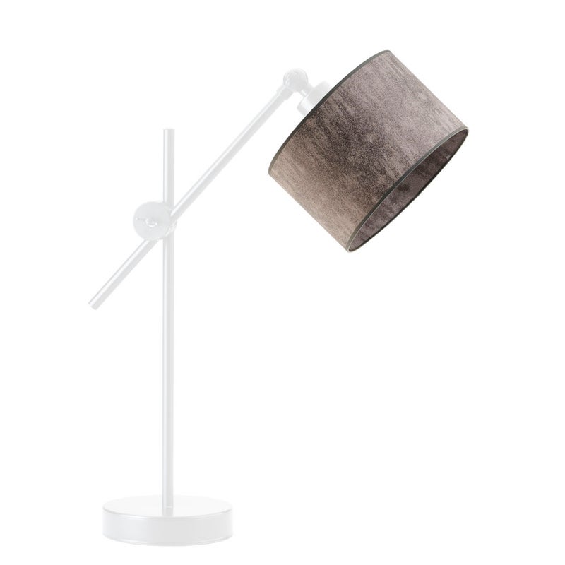 Lampka nocna przegubowa na biurko lampa biurkowa regulowana LED z abażurem walec MODERN