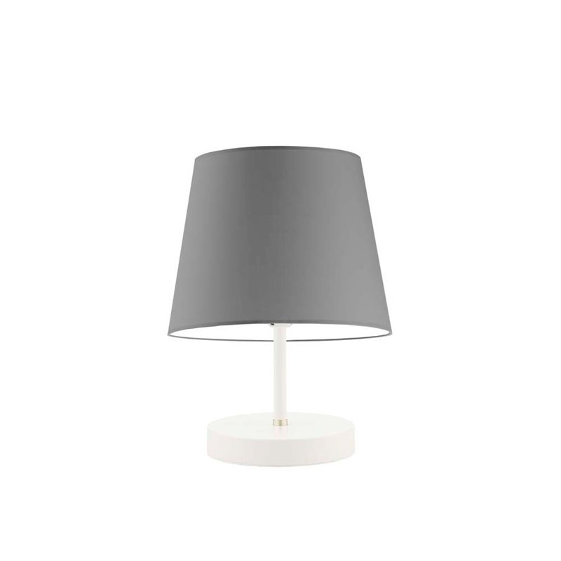 Lampka nocna na biurko lampa biurkowa LED z abażurem stożek PICOLO