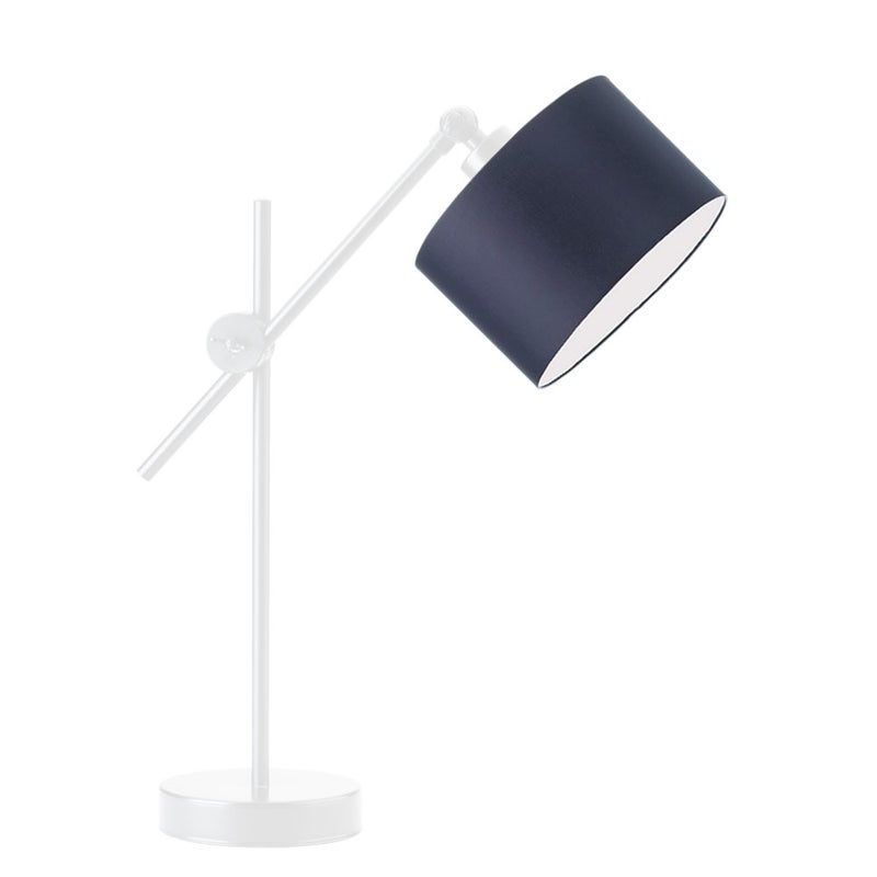 Lampka nocna przegubowa na biurko lampa biurkowa regulowana LED z abażurem walec MODERN