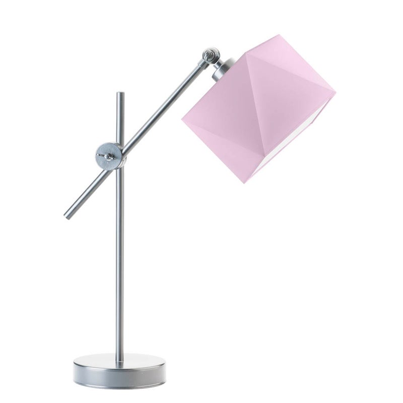 Lampka nocna przegubowa na biurko lampa biurkowa regulowana LED z abażurem diament MODERN