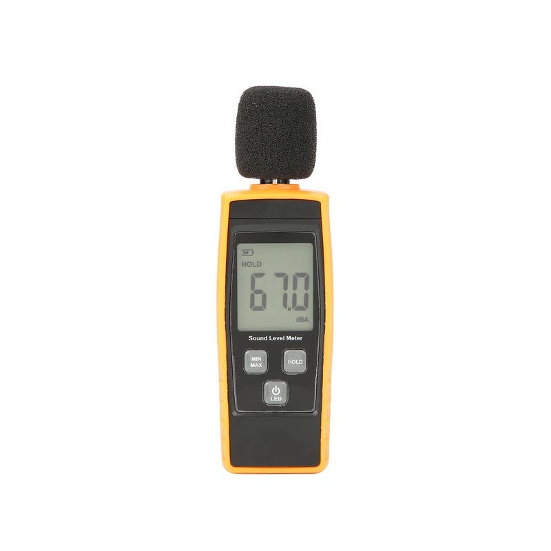RZ1359 Cyfrowy miernik poziomu dźwięku LCD, miernik dB, tester hałasu otoczenia