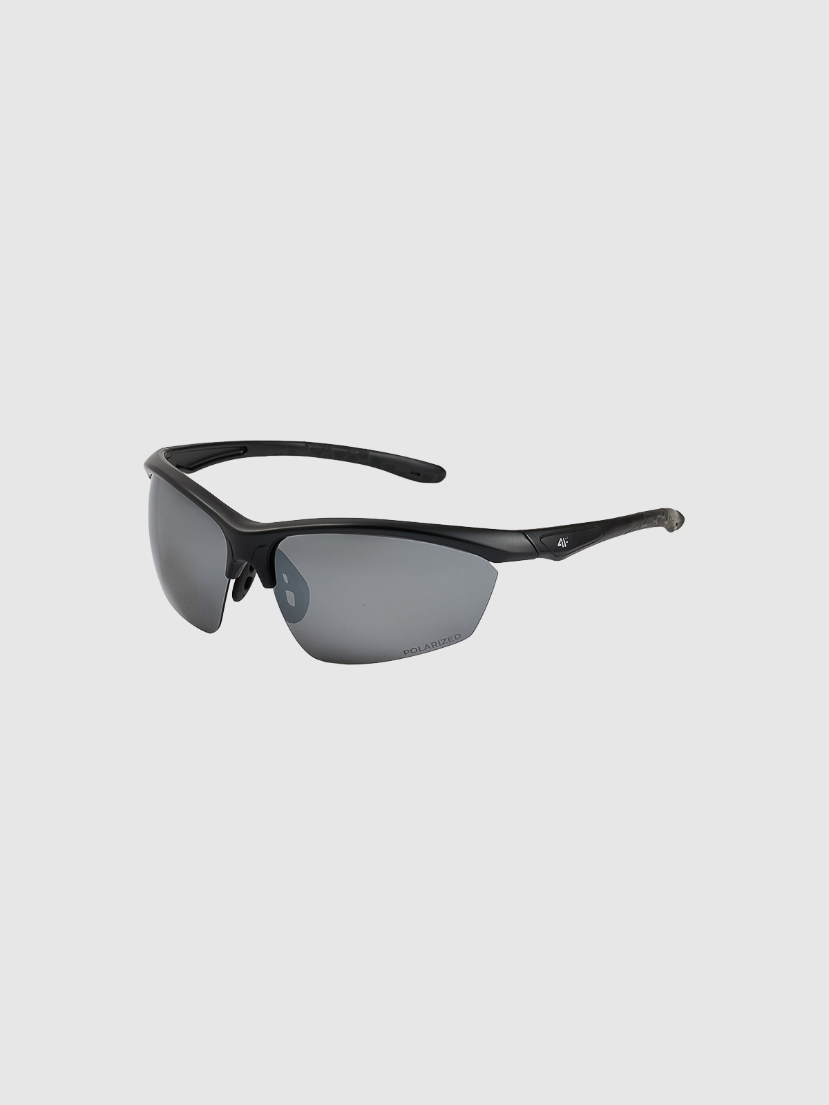 4F Okulary przeciwsłoneczne z multibarwną powłoką - czarne Uniwersalny