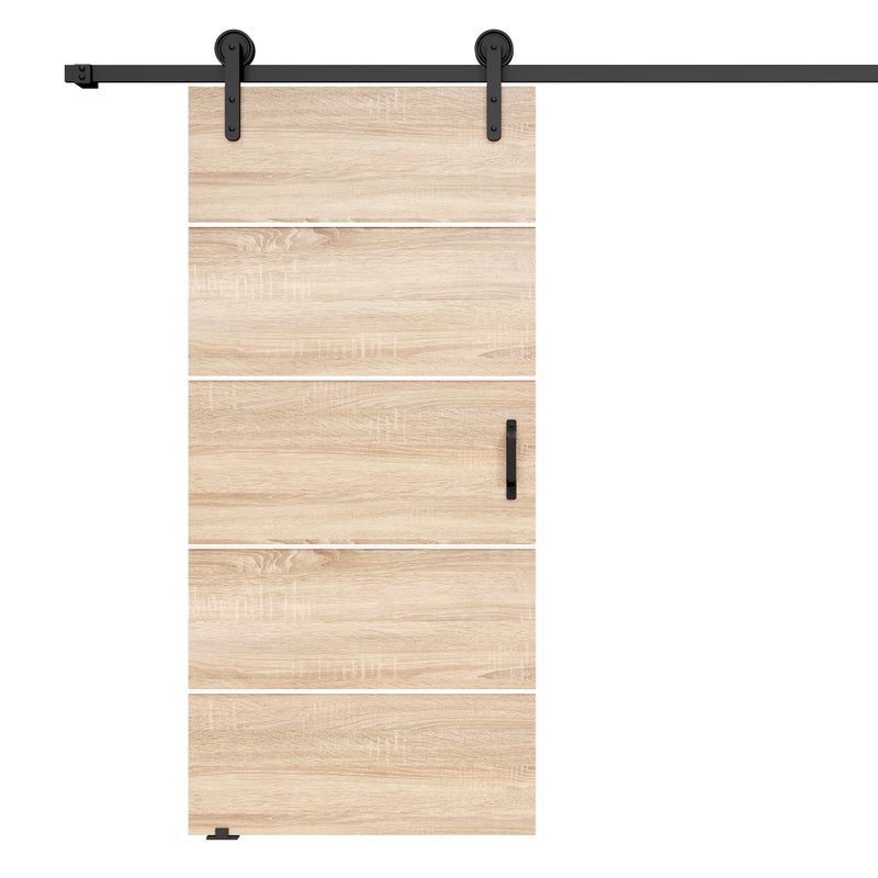 Drzwi przesuwne wewnętrzne LIFT B 76 cm w kolorze dąb sonoma.