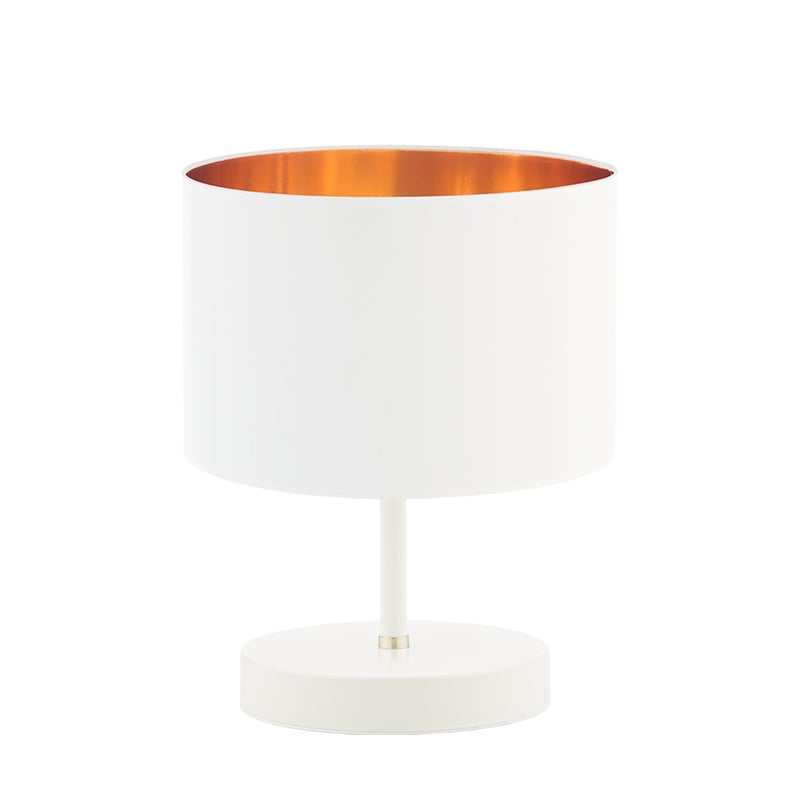 Lampka nocna na biurko lampa biurkowa LED z abażurem walec PICOLO