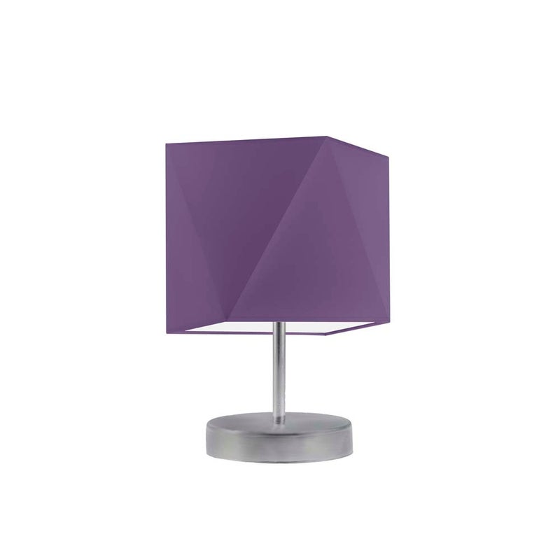 Lampka nocna na biurko lampa biurkowa LED z abażurem diament PICOLO
