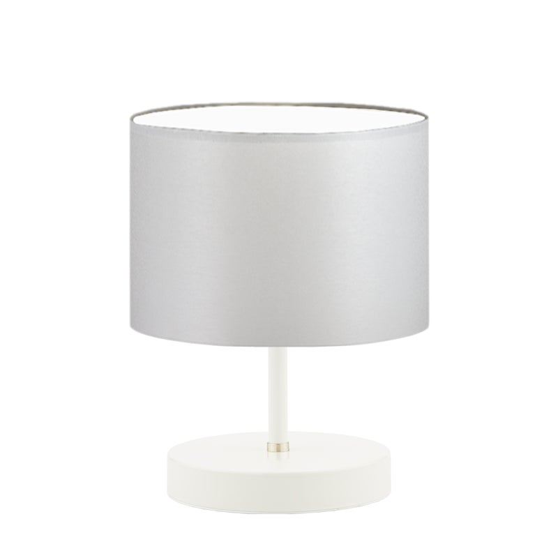 Lampka nocna na biurko lampa biurkowa LED z abażurem walec PICOLO