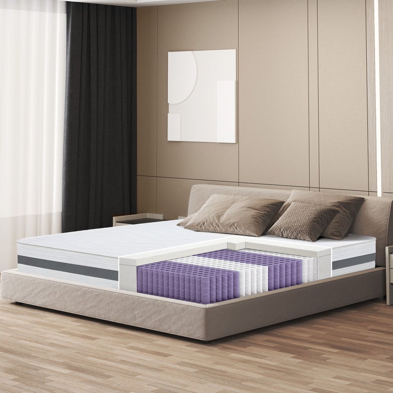 The White Stone Materac Pocket i Memory 150x190 20 cm Średnio-twardy, formowany, ortopedyczny