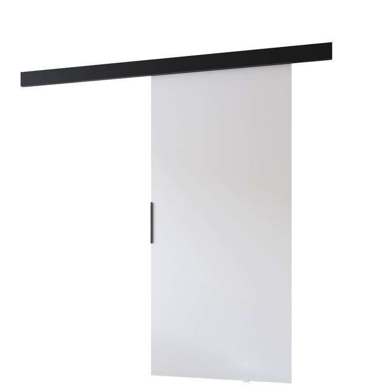Drzwi przesuwne wewnętrzne PRIM A 76 cm biały /czarny.