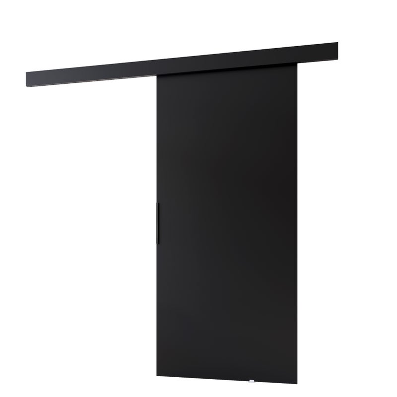 Drzwi przesuwne wewnętrzne PRIM A 96 cm czarny /czarny.