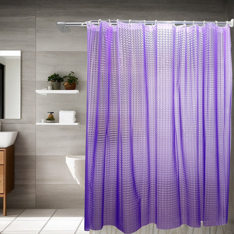 Zasłona prysznicowa z magnesem u dołu, wodoodporna i odporna na pleśń, półprzezroczysta, 180*200 cm