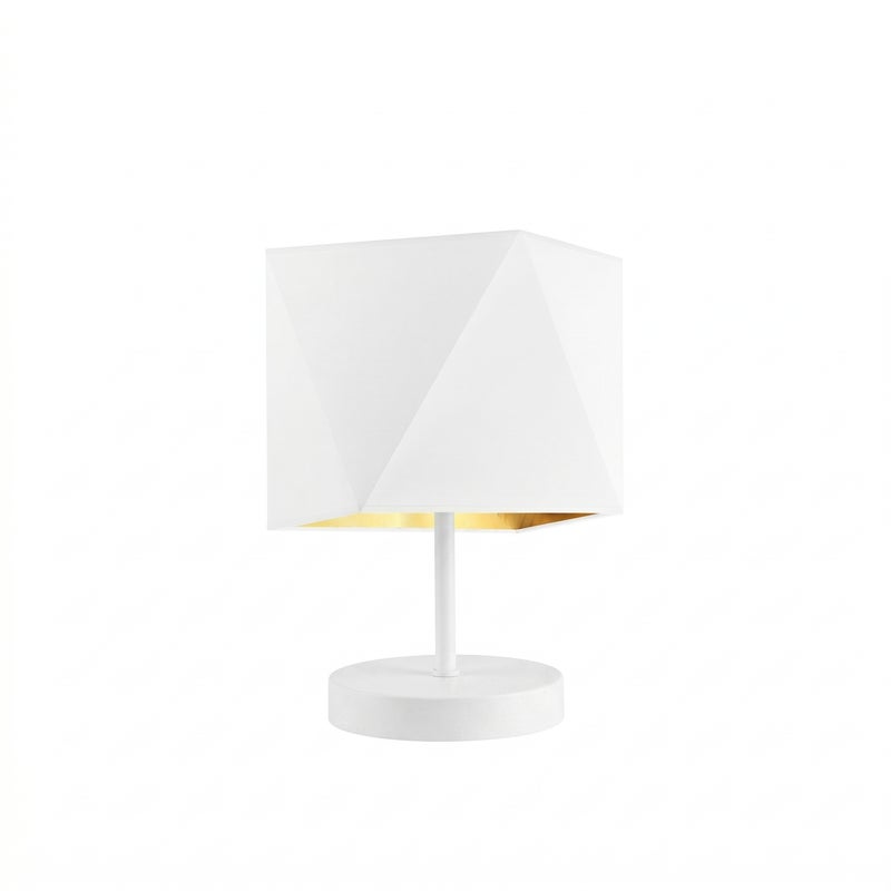 Lampka nocna na biurko lampa biurkowa LED z abażurem diament PICOLO