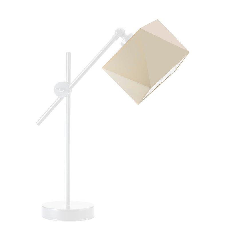 Lampka nocna przegubowa na biurko lampa biurkowa regulowana LED z abażurem diament MODERN