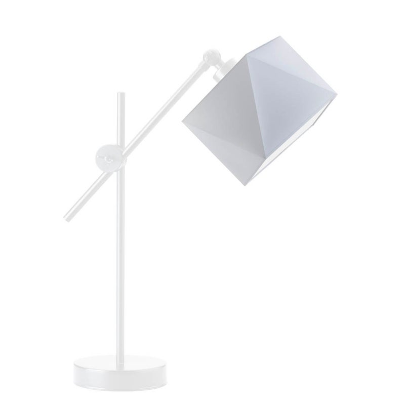 Lampka nocna przegubowa na biurko lampa biurkowa regulowana LED z abażurem diament MODERN