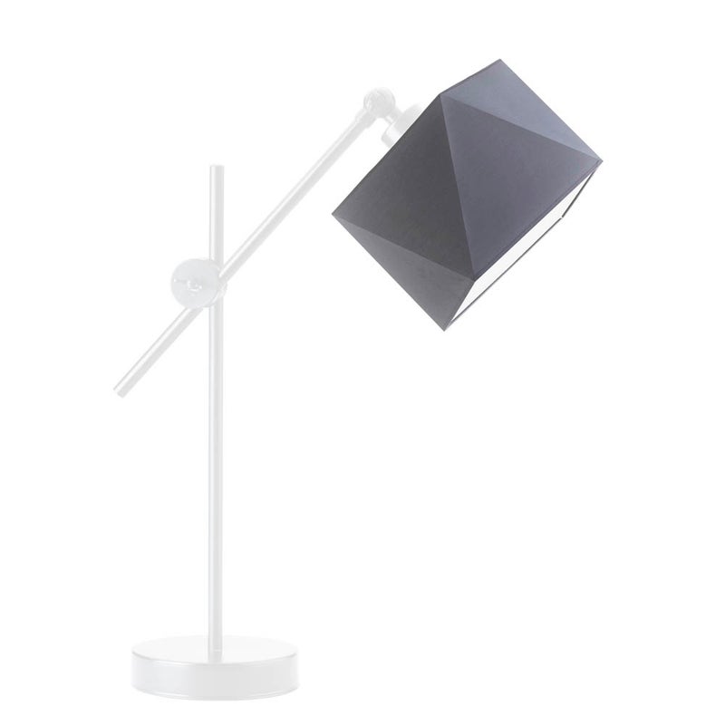 Lampka nocna przegubowa na biurko lampa biurkowa regulowana LED z abażurem diament MODERN