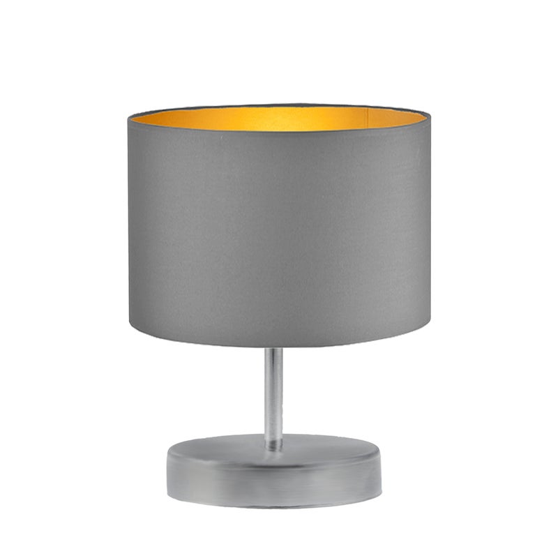 Lampka nocna na biurko lampa biurkowa LED z abażurem walec PICOLO