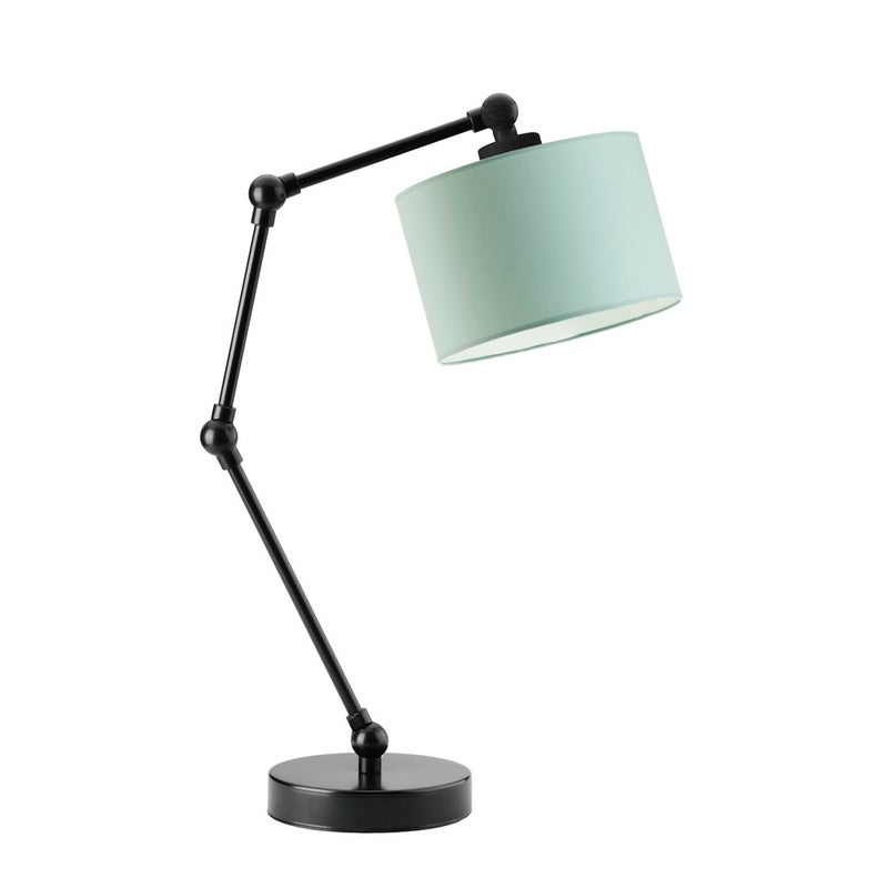 Lampka nocna przegubowa na biurko lampa biurkowa regulowana LED z abażurem walec SOUL