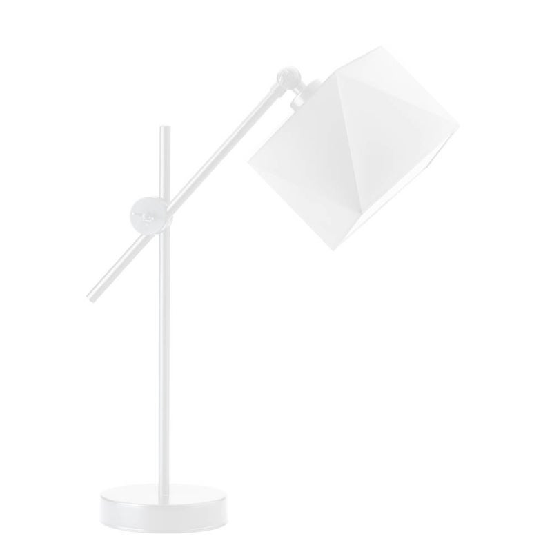 Lampka nocna przegubowa na biurko lampa biurkowa regulowana LED z abażurem diament MODERN