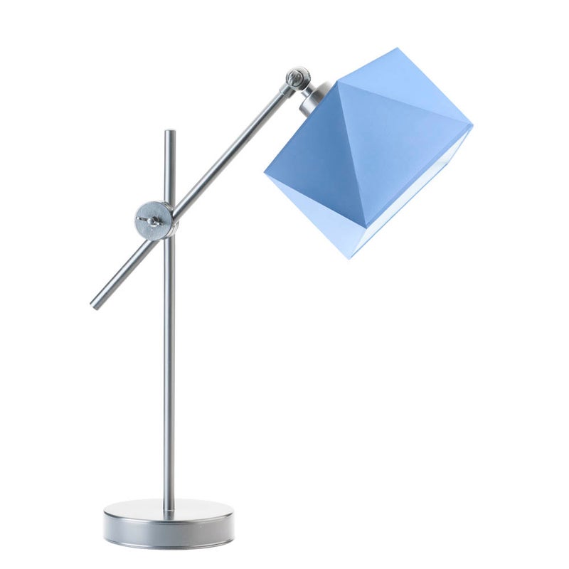 Lampka nocna przegubowa na biurko lampa biurkowa regulowana LED z abażurem diament MODERN