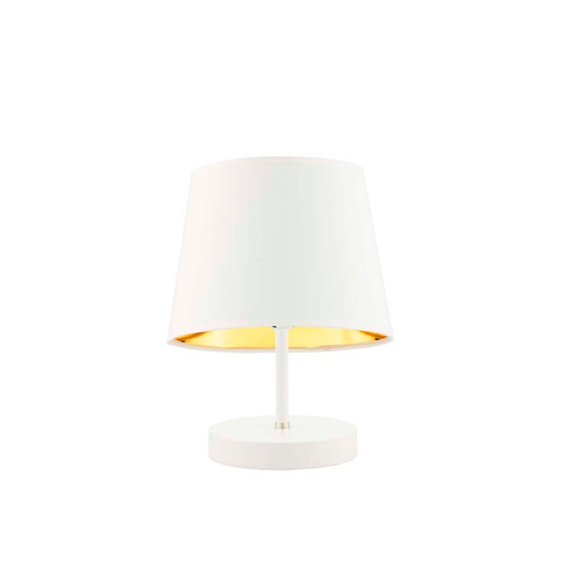 Lampka nocna na biurko lampa biurkowa LED z abażurem stożek PICOLO
