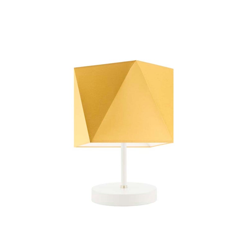 Lampka nocna na biurko lampa biurkowa LED z abażurem diament PICOLO