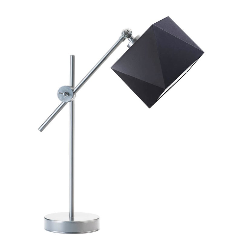 Lampka nocna przegubowa na biurko lampa biurkowa regulowana LED z abażurem diament MODERN