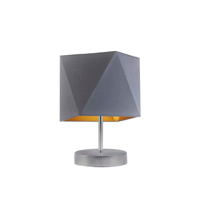Lampka nocna na biurko lampa biurkowa LED z abażurem diament PICOLO