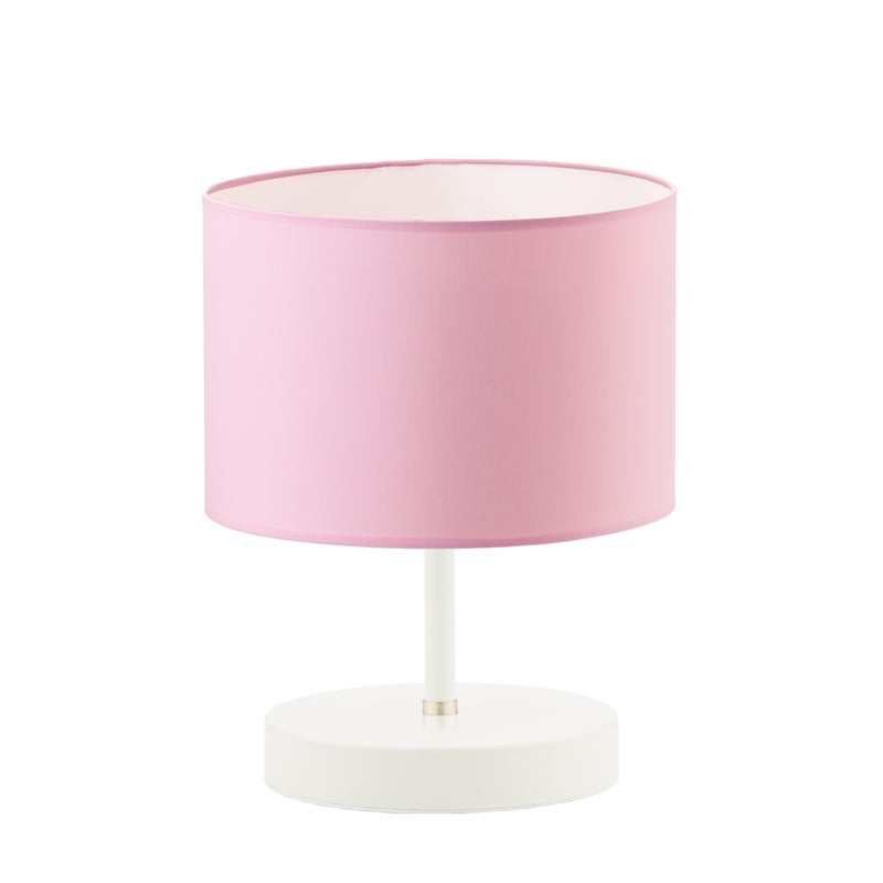 Lampka nocna na biurko lampa biurkowa LED z abażurem walec PICOLO