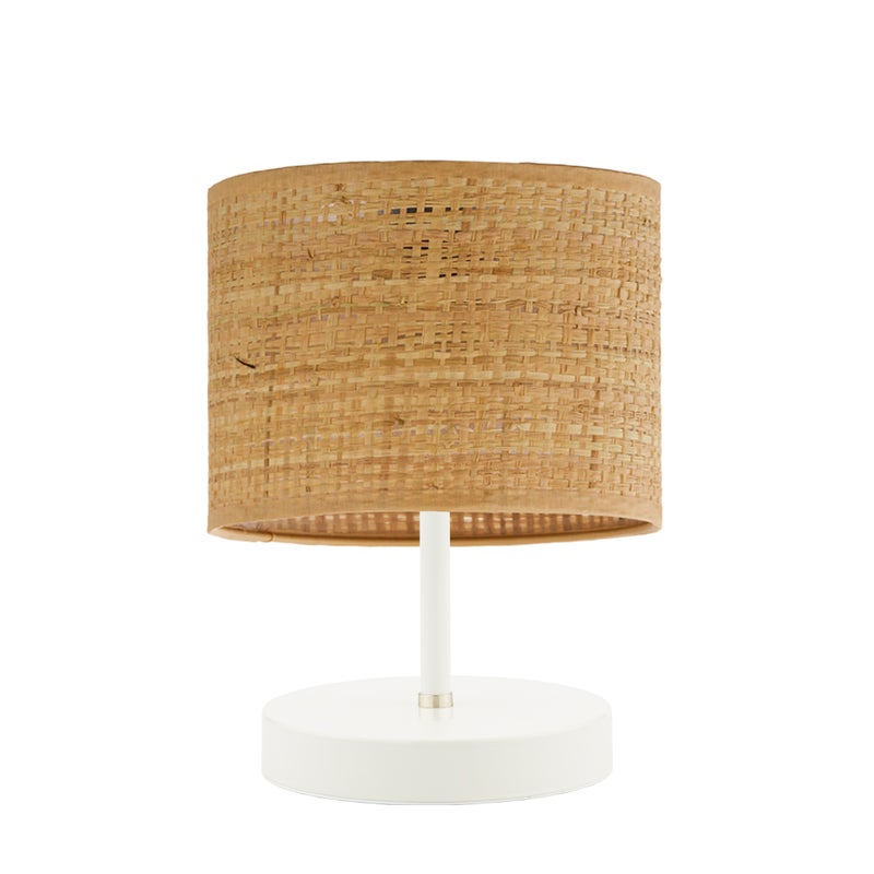 Lampka nocna na biurko lampa biurkowa LED z abażurem walec PICOLO