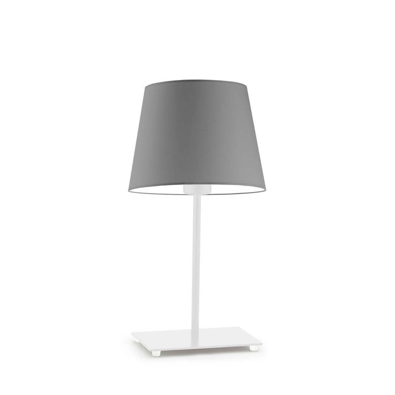 Lampka nocna na biurko lampa biurkowa LED z abażurem stożek MOTO